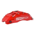 Picture of StopTech 08-10 Porsche Cayman S BBK Front ST-60 Red Calipers 355x32 Slotted Rotors