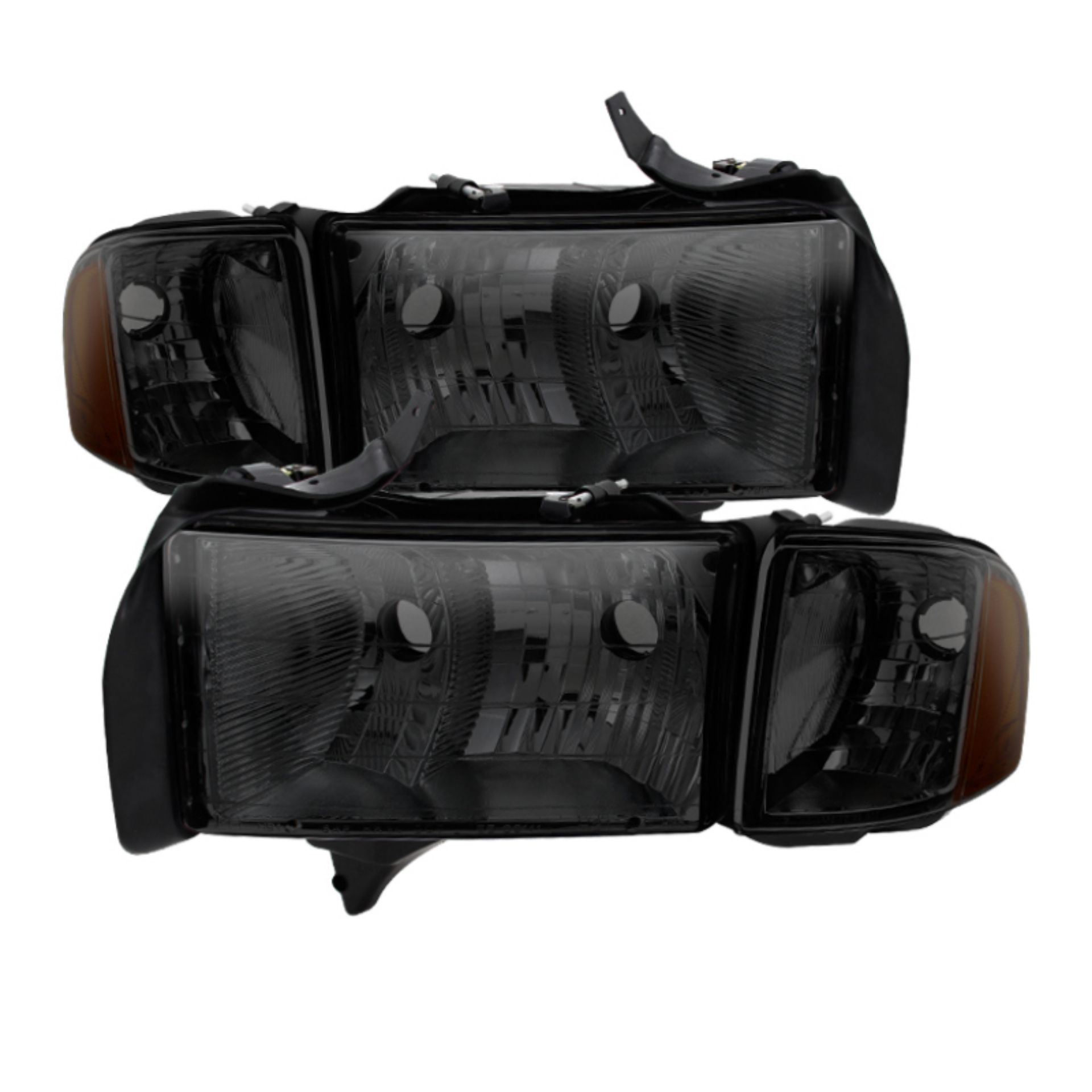 Picture of xTune Dodge Ram Sport Model Only 1999-2002 OEM Headlights Smoked HD-JH-DR99-SP-SM