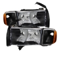 Picture of xTune Dodge Ram Sport Model Only 1999-2002 OEM Headlights Black HD-JH-DR99-SP-BK