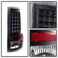 Picture of xTune Dodge Ram 1500 09-14 LED Tail Lights Incandescent Model Only Black ALT-JH-DR09-LED-BK