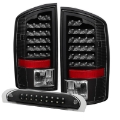 Picture of xTune Dodge Ram 02-06 1500 LED Tail Light w- LED 3rd Brake Lamps- Black ALT-JH-DR02-LED-SET-BK