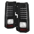 Picture of xTune Hummer H3 06-09  Non H3T  LED Tail Lights Black ALT-ON-HH306-LED-BK