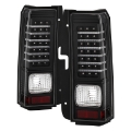 Picture of xTune Hummer H3 06-09  Non H3T  LED Tail Lights Black ALT-ON-HH306-LED-BK