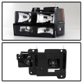 Picture of xTune Chevy Suburban 94-98 Headlights w- Corner & Parking Lights 8pcs Black HD-JH-CCK88-AM-BK-SET