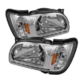 Picture of xTune Toyota Tacoma 01-04 1 Piece w- Black Trim Corner Crystal Headlights HD-ON-TT01-1PC-LED-C