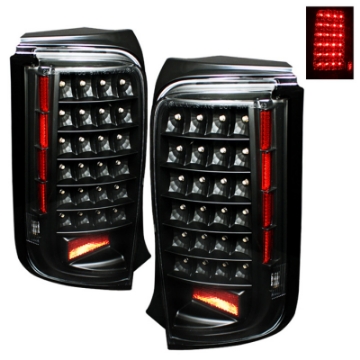 Picture of xTune Scion Xb 08-10 LED Tail Lights Black ALT-ON-TSXB08-LED-BK
