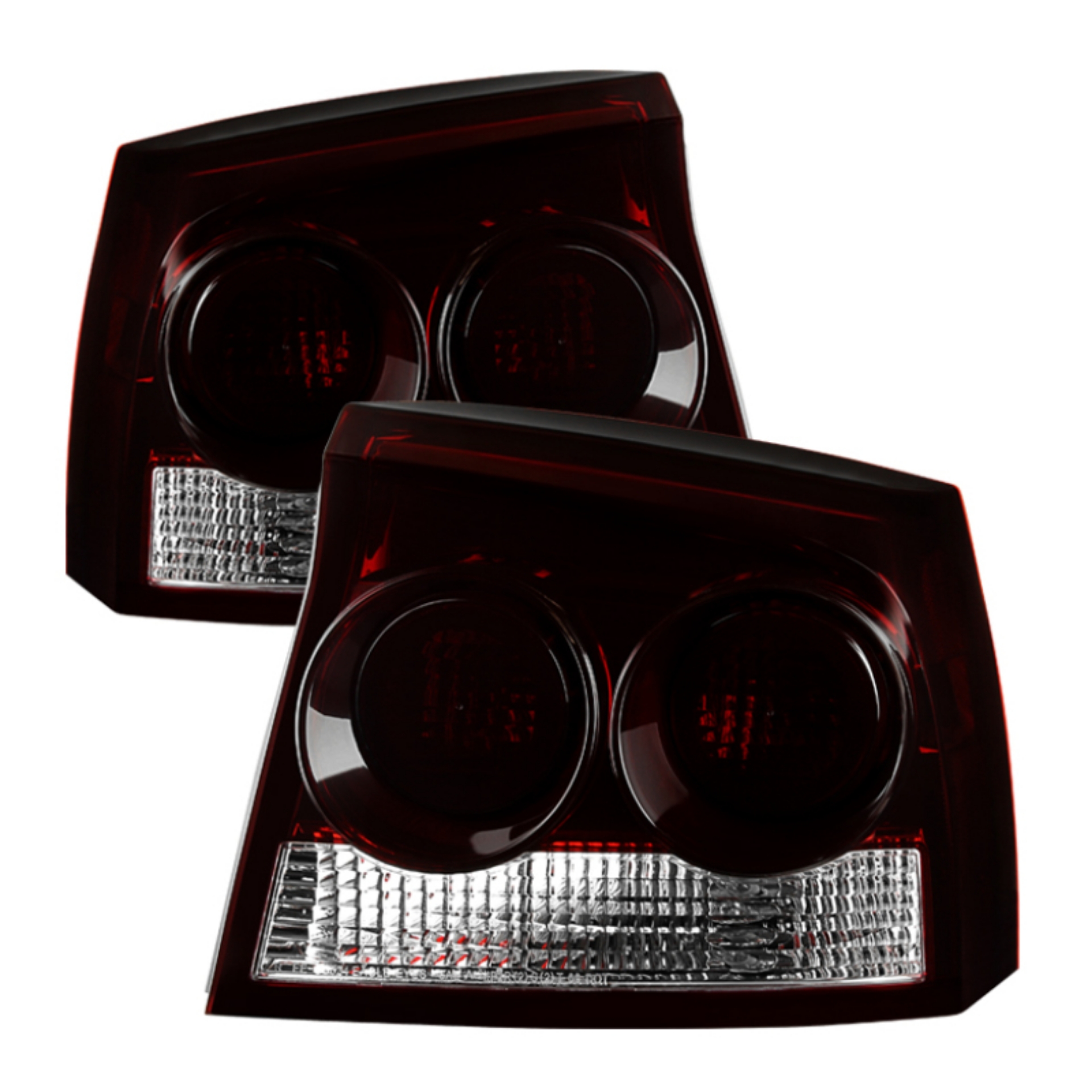 Picture of xTune Dodge Charger 2009-2010 OEM Style Tail Lights Red Smoked ALT-JH-DC09-OE-RSM