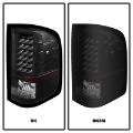 Picture of xTune Chevy Silverado 07-13 LED Tail Lights Black Smoke ALT-JH-CS07-LED-BKSM