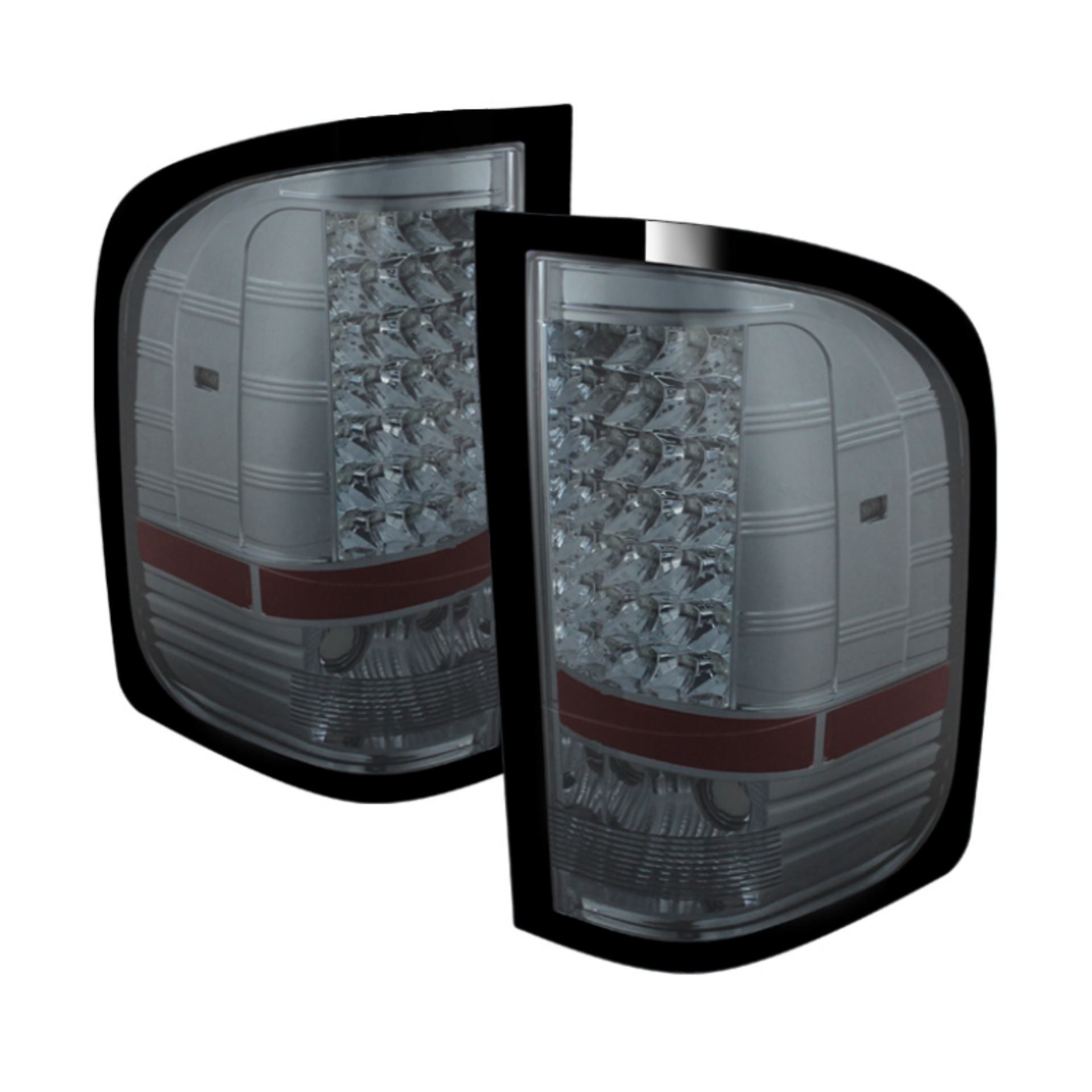Picture of xTune Chevy Silverado 07-13 LED Tail Lights Smoke ALT-JH-CS07-LED-SM
