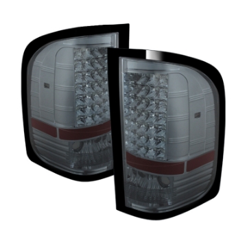 Picture of xTune Chevy Silverado 07-13 LED Tail Lights Smoke ALT-JH-CS07-LED-SM