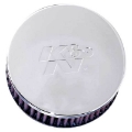Picture of K&N Universal Chrome Filter 2-438in Flange ID x 5-125in OD x 2in H