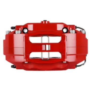 Picture of StopTech 05-14 Ford Mustang GT BBK Front ST-40 Red Calipers 1pc 355x32 Slotted Rotors