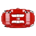 Picture of StopTech 05-14 Ford Mustang GT BBK Front ST-40 Red Calipers 1pc 355x32 Slotted Rotors