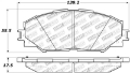 Picture of StopTech Performance 10 Lexus HS 250h - 09 Pontiac Vibe 1-8L - 08-09 Scion xB-xD Front Brake Pads