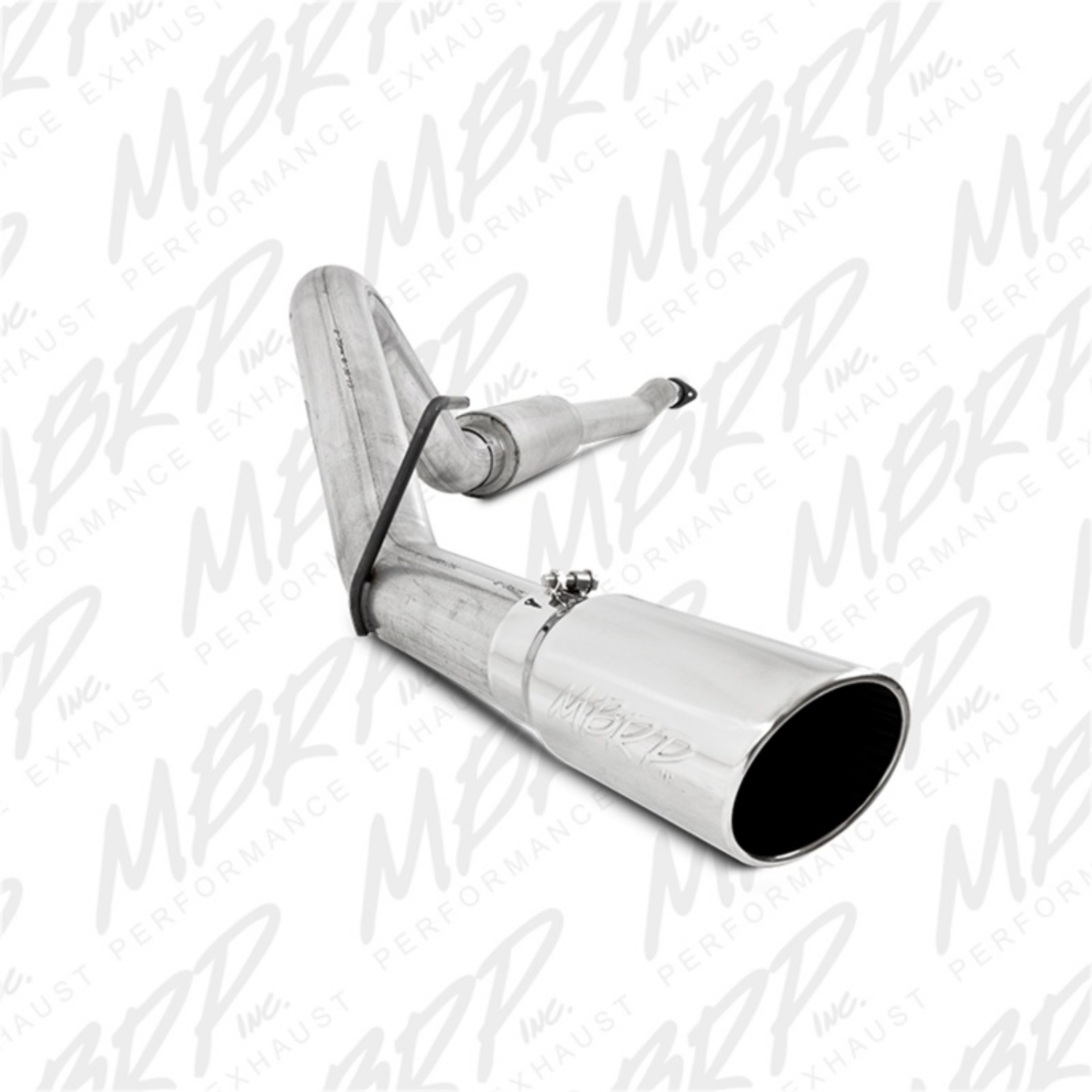 Picture of MBRP 11-13 Ford F-150 3-5L V6 EcoBoost 4in Cat Back Single Side Alum Exhaust System