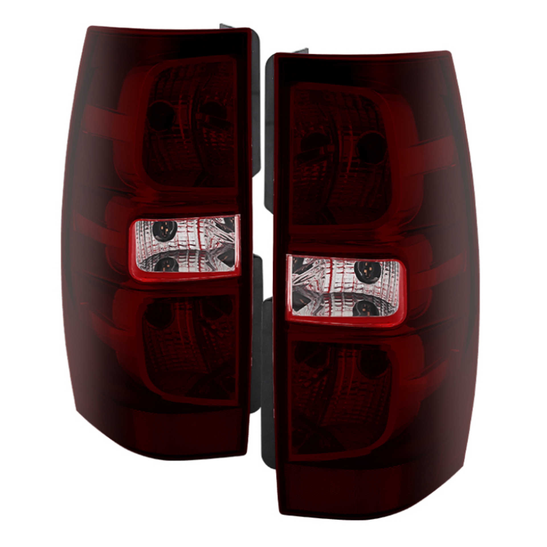 Picture of xTune Chevy Suburban 07-13 OEM Style Tail Lights Red Smoked ALT-JH-CSUB07-OE-RSM