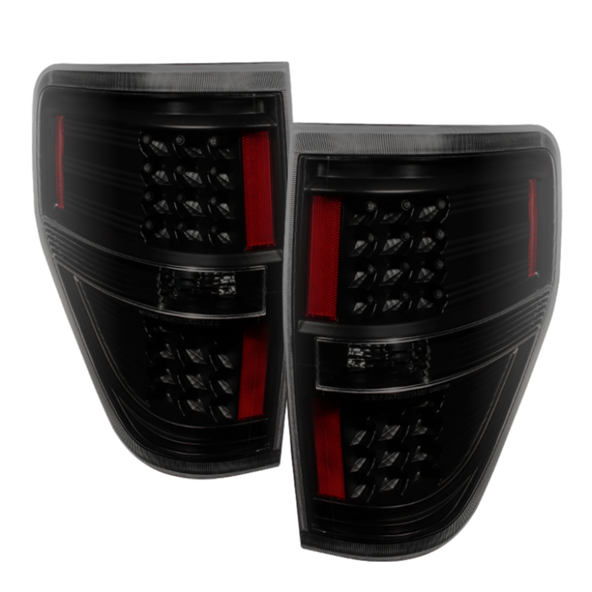 Picture of xTune Ford F150 09-14 LED Tail Lights Black Smoke ALT-JH-FF15009-LED-BSM