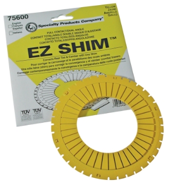 Picture of SPC Performance EZ Shim Dual Angle Camber-Toe Shim Yellow