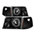 Picture of xTune Ford Ranger 93-97 Projector Headlights w- Corner Lights Black PRO-JH-FR93-SET-BK