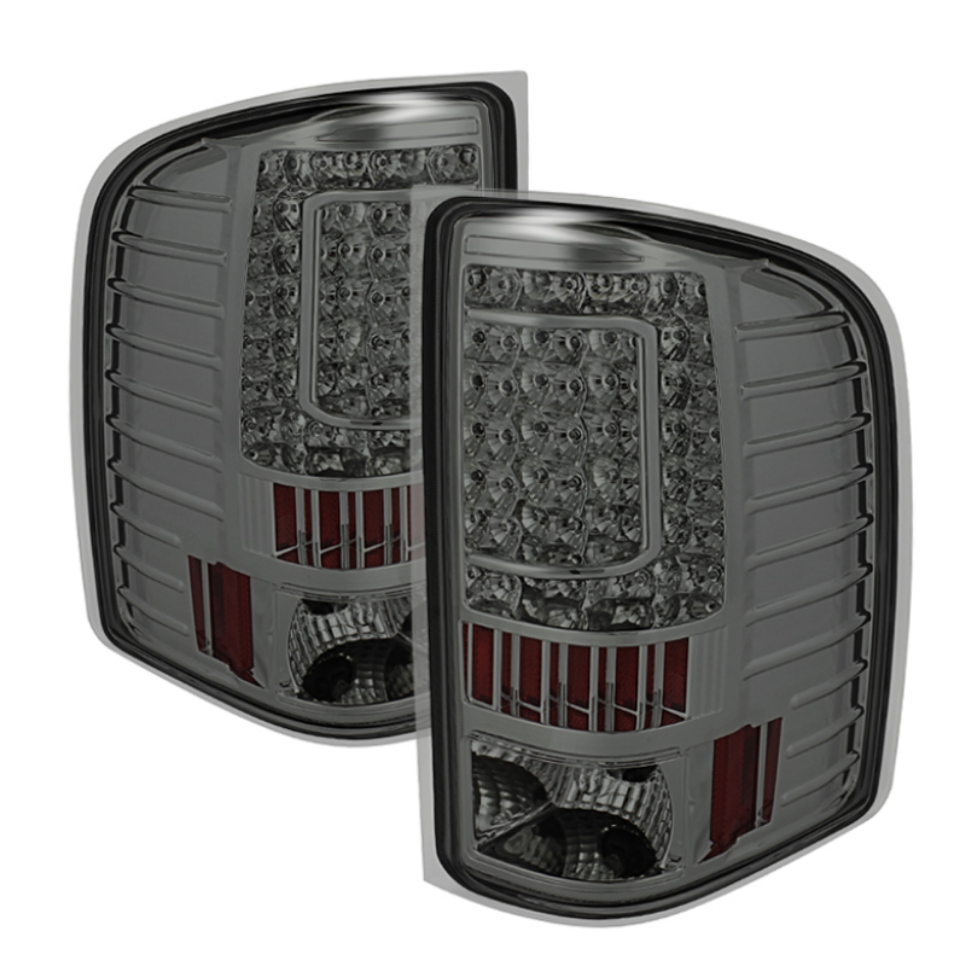 Picture of xTune Chevy Silverado 07-13 LED Tail Lights Smoke ALT-ON-CS07-LED-SM