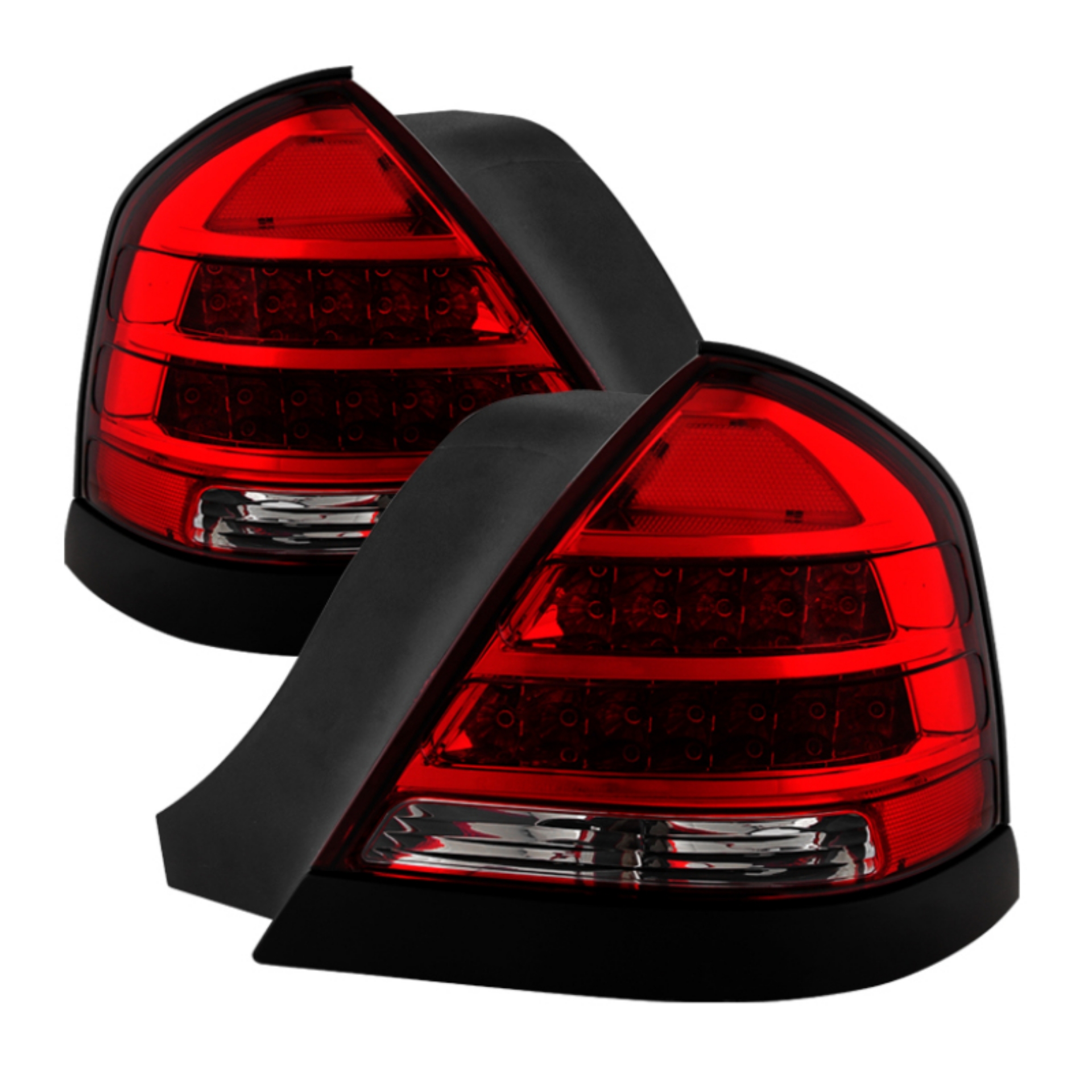 Picture of xTune 98-11 Ford Crown Victoria LED Tail Lights -Red Clear ALT-JH-CVIC98-LED-PI-RC