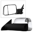 Picture of xTune Dodge Ram 1500 09-12 Extendable Power Heated Adjust Mirror Chrome Housing Left MIR-DRAM10-PW-L