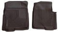 Picture of Husky Liners 09-12 Ford F-150 Series Reg-Super-Crew Cab X-Act Contour Black Floor Liners