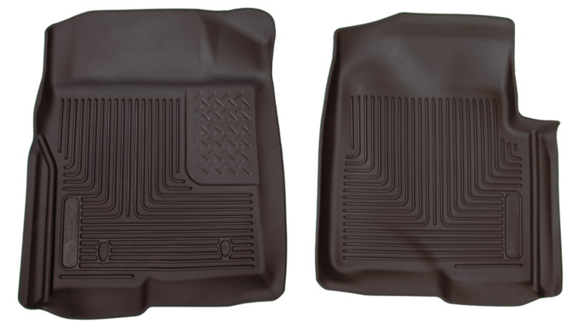 Picture of Husky Liners 09-12 Ford F-150 Series Reg-Super-Crew Cab X-Act Contour Black Floor Liners