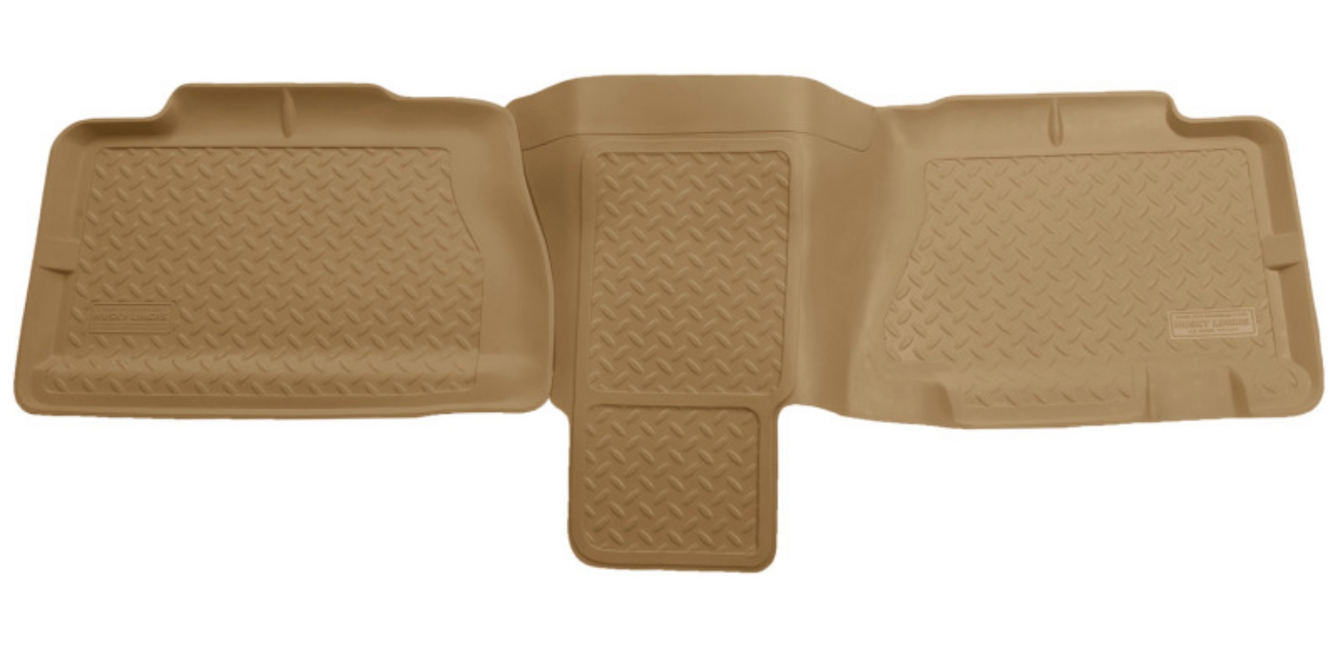 Picture of Husky Liners 01-06 Chevy Suburban-Yukon XL-Denali XL Classic Style 2nd Row Tan Floor Liners