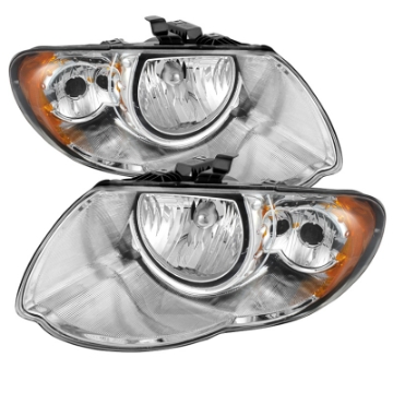Picture of xTune Chrysler Town & Country 05-07 Crystal Headlights Chrome HD-JH-CHRTC05-AM-C