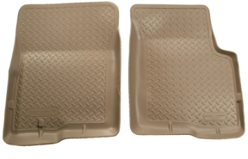 Picture of Husky Liners 01-04 Toyota Tacoma Double Cab Classic Style Tan Floor Liners