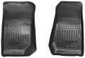 Picture of Husky Liners 07-12 Jeep Wrangler WeatherBeater Black Floor Liners