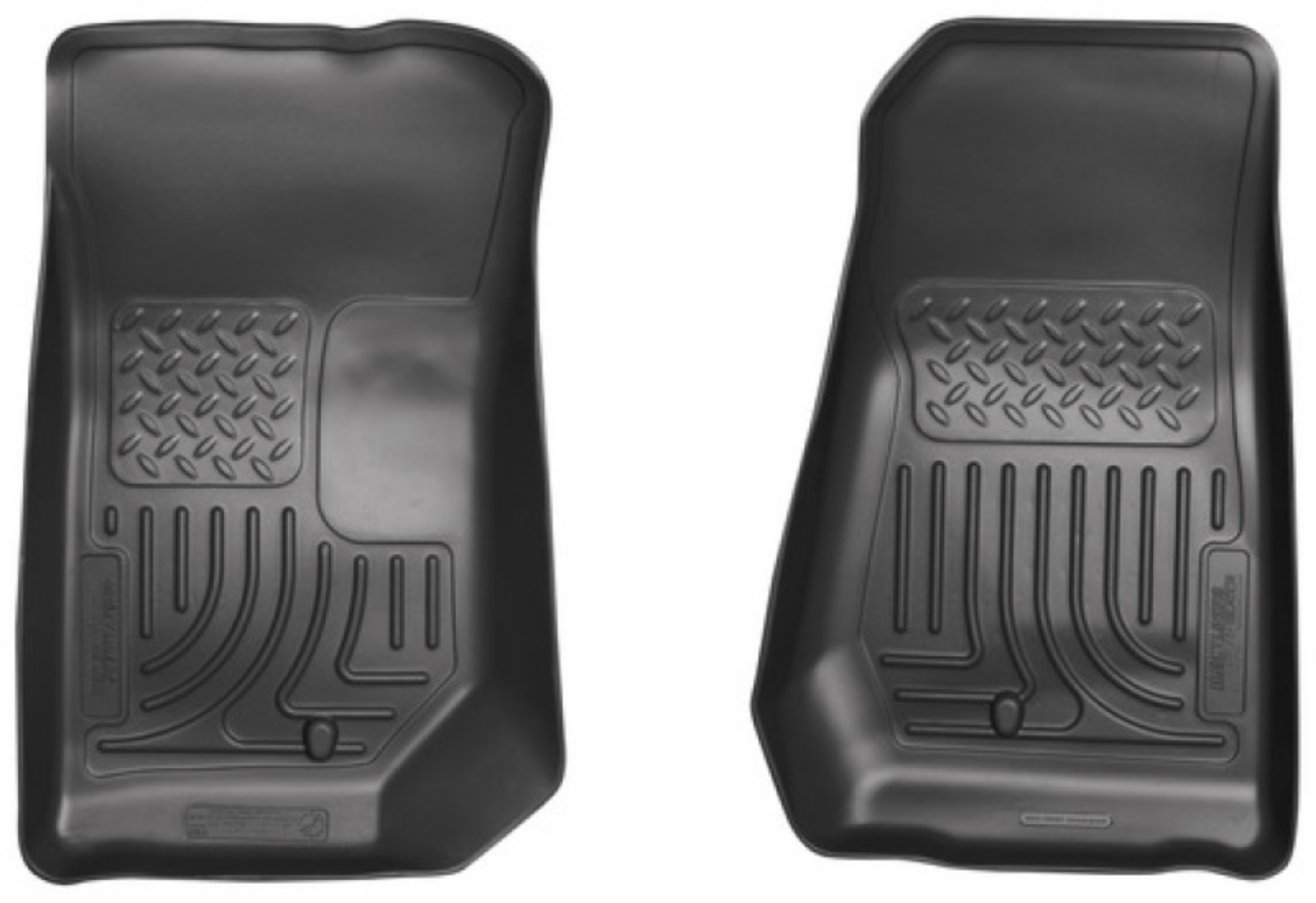 Picture of Husky Liners 07-12 Jeep Wrangler WeatherBeater Black Floor Liners