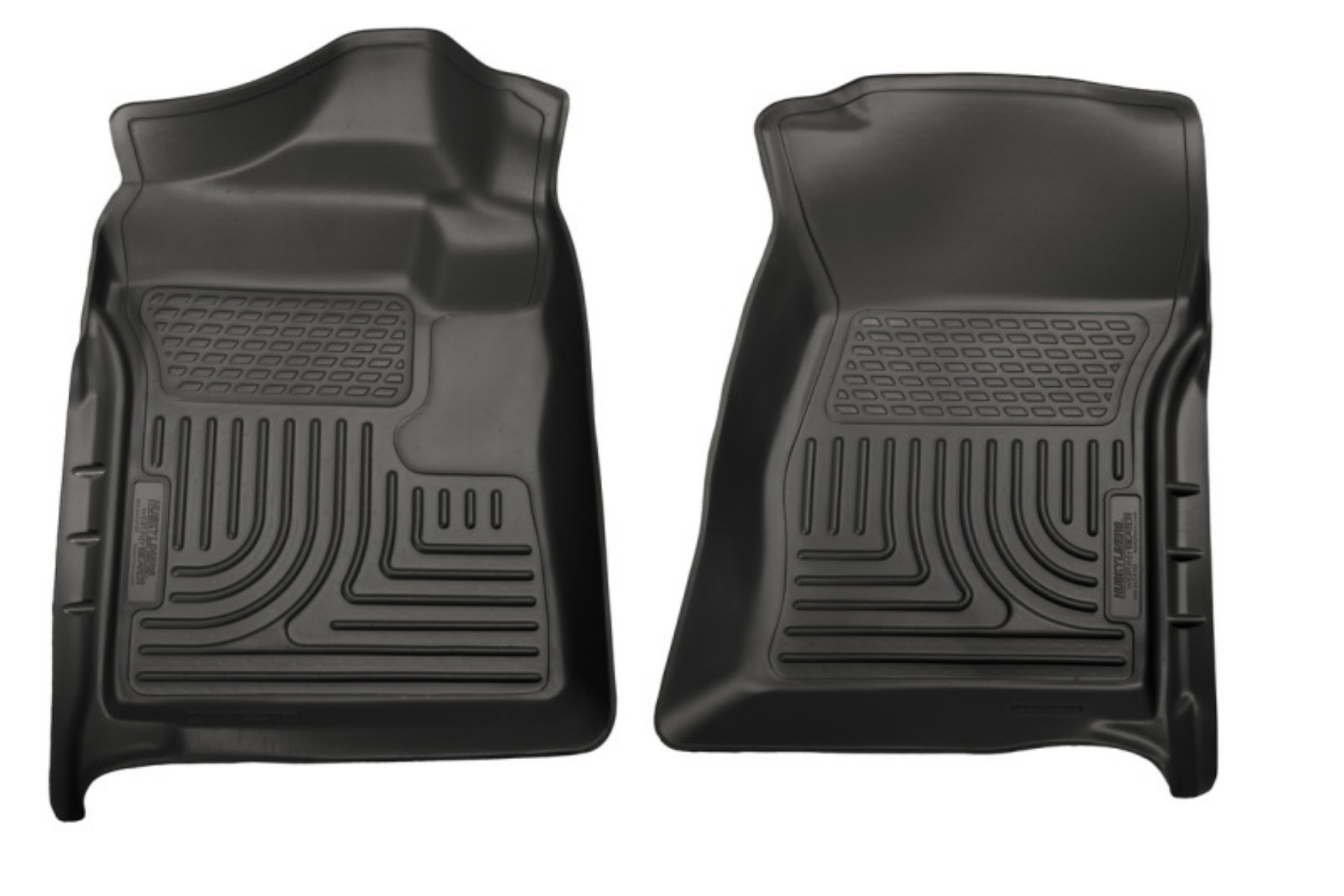 Picture of Husky Liners 07-12 Chevrolet Silverado-GMC Sierra Regular Cab WeatherBeater Black Floor Liners
