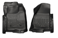 Picture of Husky Liners 11-12 Ford SuperDuty Regular Cab WeatherBeater Black Floor Liners