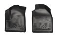 Picture of Husky Liners 10-12 Ford Transit Connect Van-Wagon WeatherBeater Black Floor Liners
