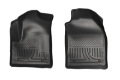 Picture of Husky Liners 10-12 Ford Transit Connect Van-Wagon WeatherBeater Black Floor Liners