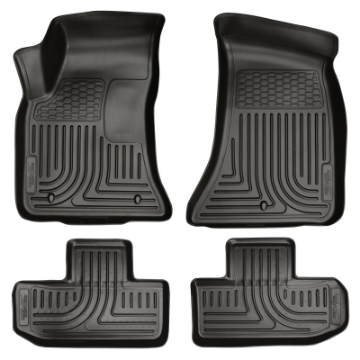 Picture of Husky Liners 11-12 Dodge Challenger WeatherBeater Combo Black Floor Liners