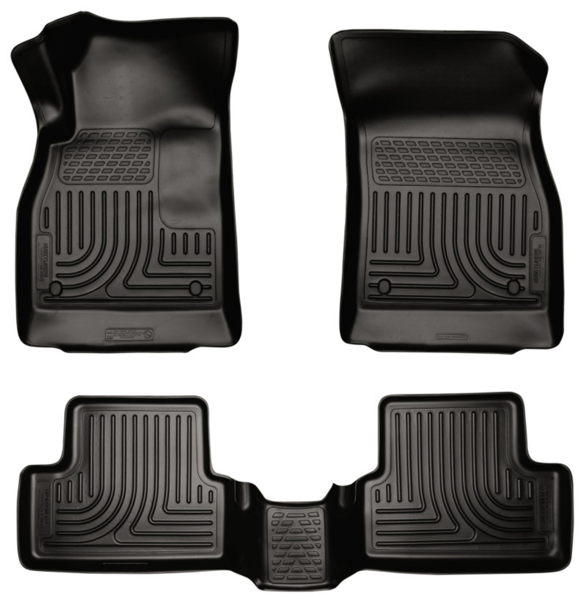 Picture of Husky Liners 11-12 Chevrolet Cruze WeatherBeater Combo Black Floor Liners