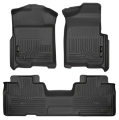 Picture of Husky Liners 09-12 Ford F-150 Super Cab WeatherBeater Combo Black Floor Liners