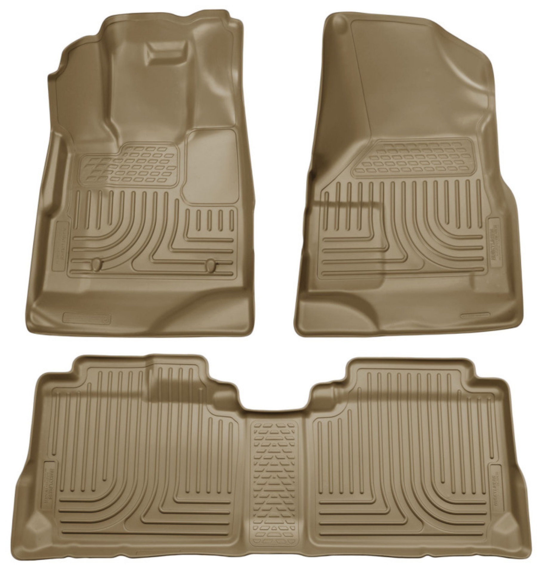Picture of Husky Liners 09-12 Ford Escape-Mazda Tribute Base-Hybrid WeatherBeater Combo Tan Floor Liners
