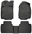 Picture of Husky Liners 10-12 Ford Fusion-Lincoln MKZ FWD WeatherBeater Combo Black Floor Liners