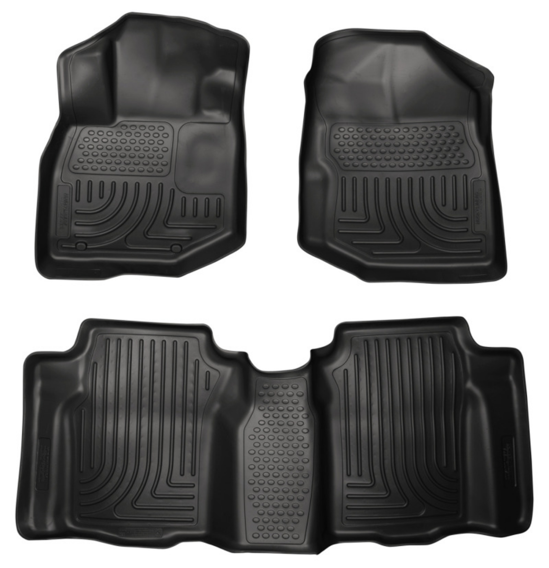 Picture of Husky Liners 09-12 Honda Fit WeatherBeater Combo Black Floor Liners