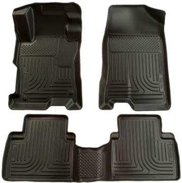 Picture of Husky Liners 04-09 Toyota Prius WeatherBeater Combo Black Floor Liners
