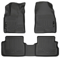 Picture of Husky Liners 09-12 Toyota Corolla-Matrix-Pontiac Vibe FWD WeatherBeater Combo Black Floor Liners