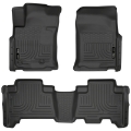 Picture of Husky Liners 10-12 Toyota 4Runner-Lexus GX460 WeatherBeater Combo Black Floor Liners
