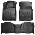 Picture of Husky Liners 07-11 Toyota Tundra Double-CrewMax Cab WeatherBeater Combo Black Floor Liners