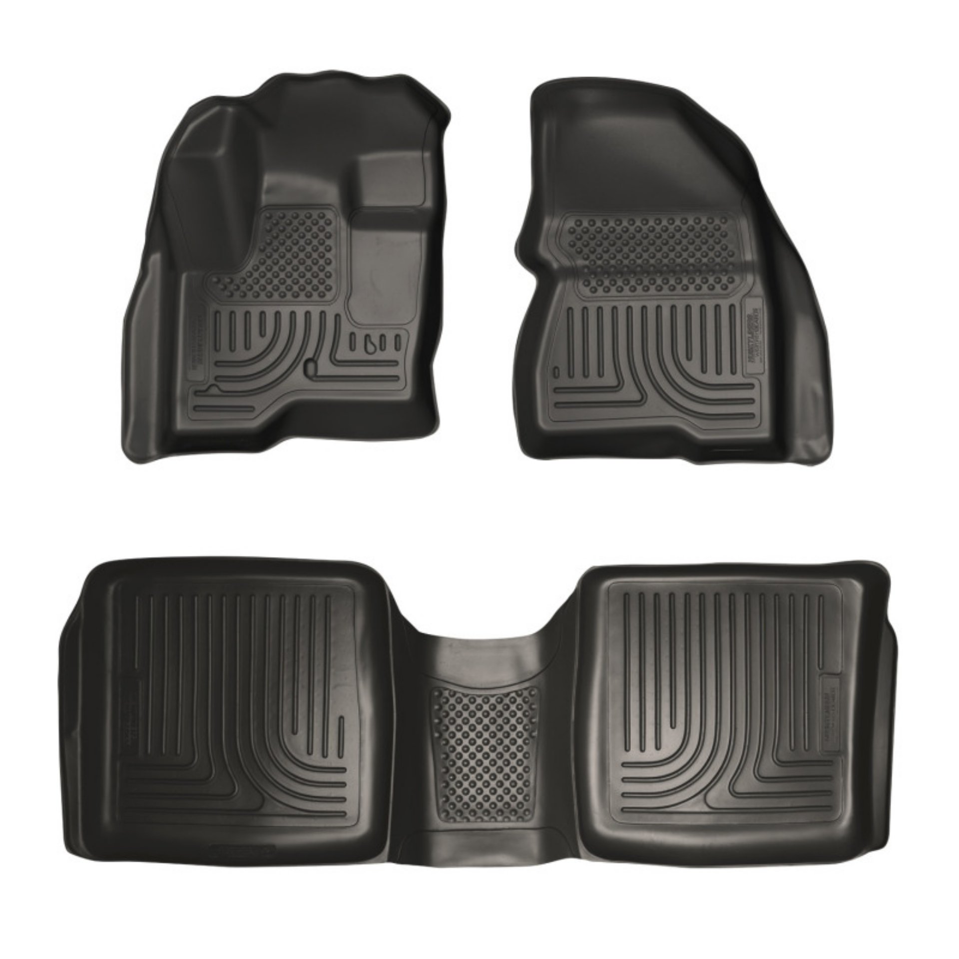 Picture of Husky Liners 09-12 Ford Flex-10-12 Lincoln MKT WeatherBeater Combo Black Floor Liners