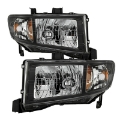 Picture of xTune Honda Ridgeline 06-13 Crystal Headlights Black HD-JH-HRID06-AM-BK