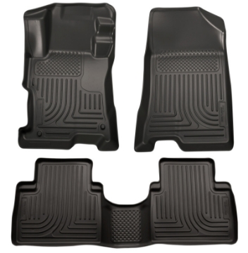Picture of Husky Liners 10-11 Merceded GLK WeatherBeater Combo Black Floor Liners